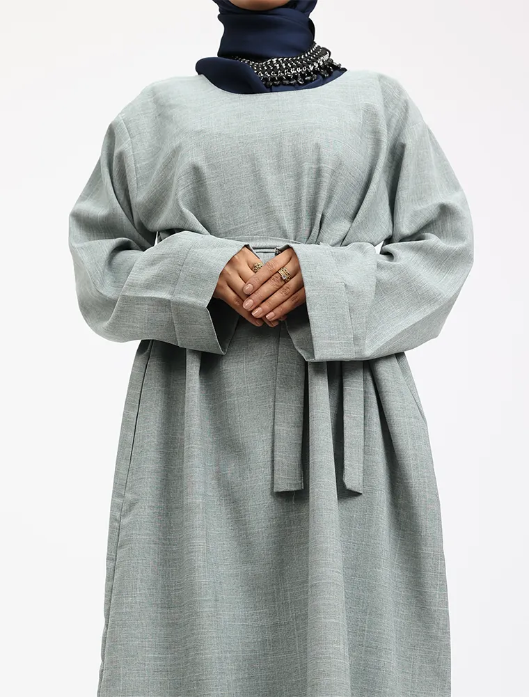 Sage Linen Abaya